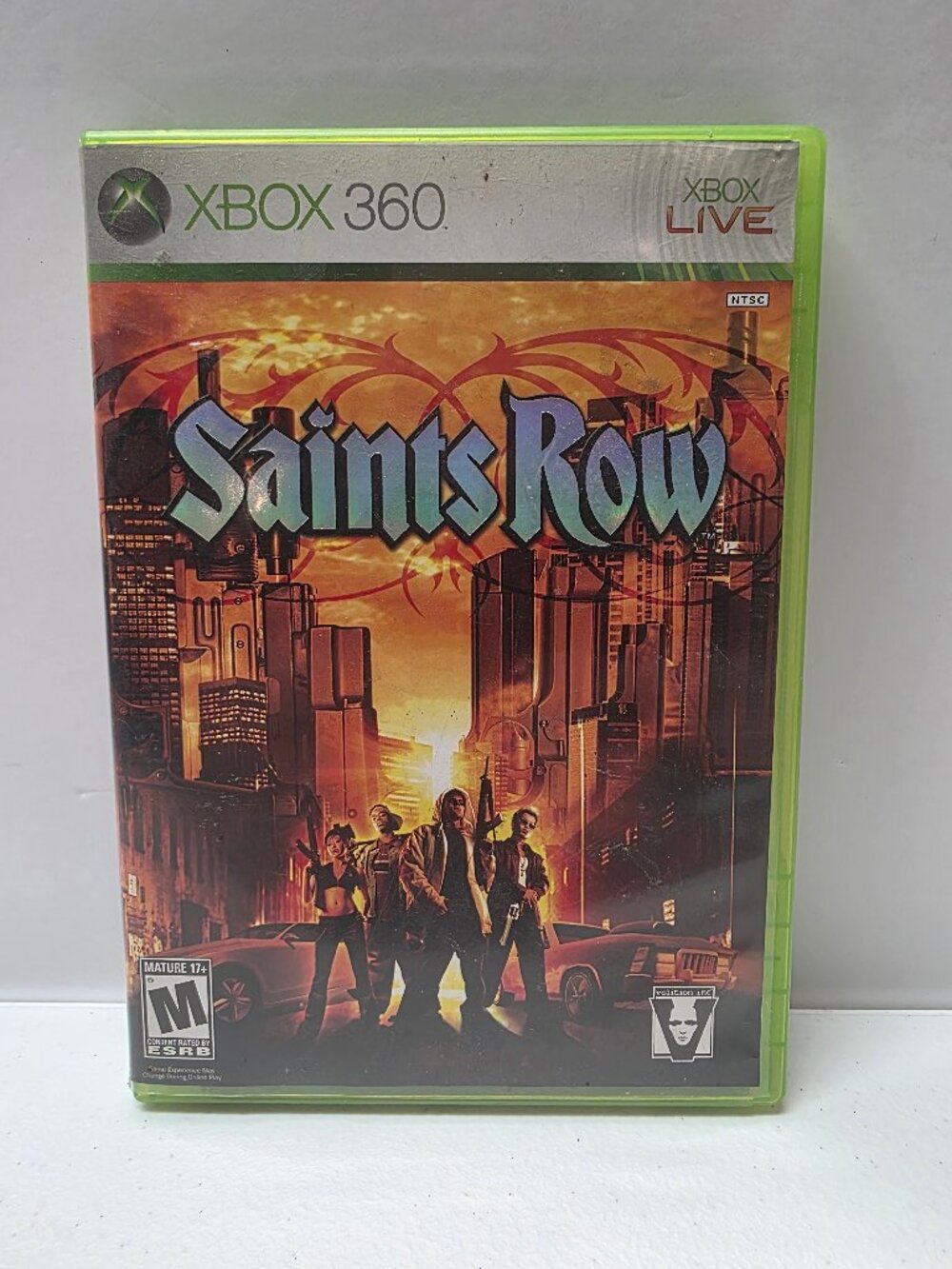 Saints Row Microsoft Xbox 360 Game Tested Works 2006 THQ Action Shooter + Map